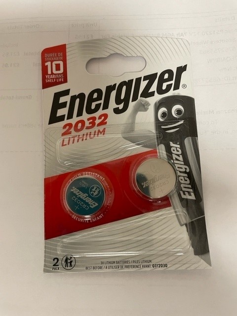 Energizer CR2032 Lithium Coin Battery